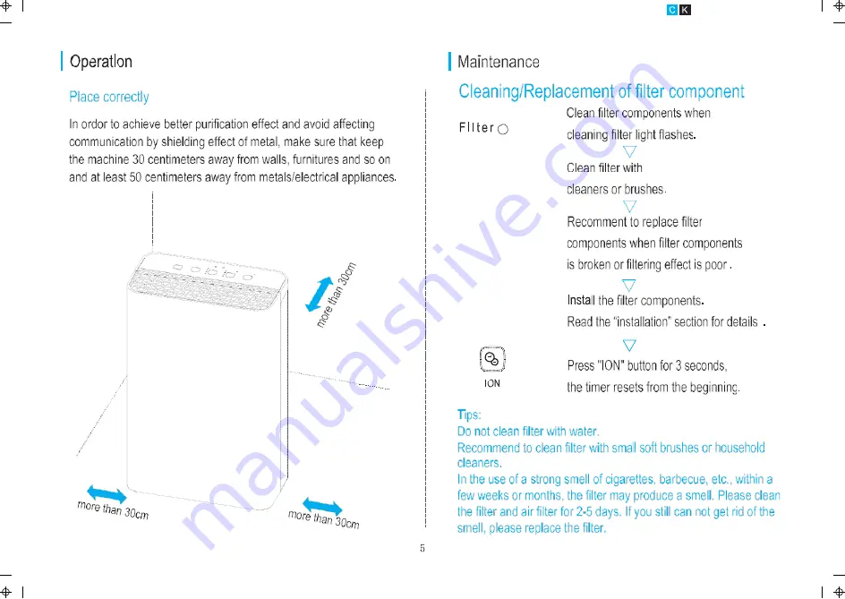 Naicon Diloc D.PURE-AIR 25 Installation And User Manual Download Page 8