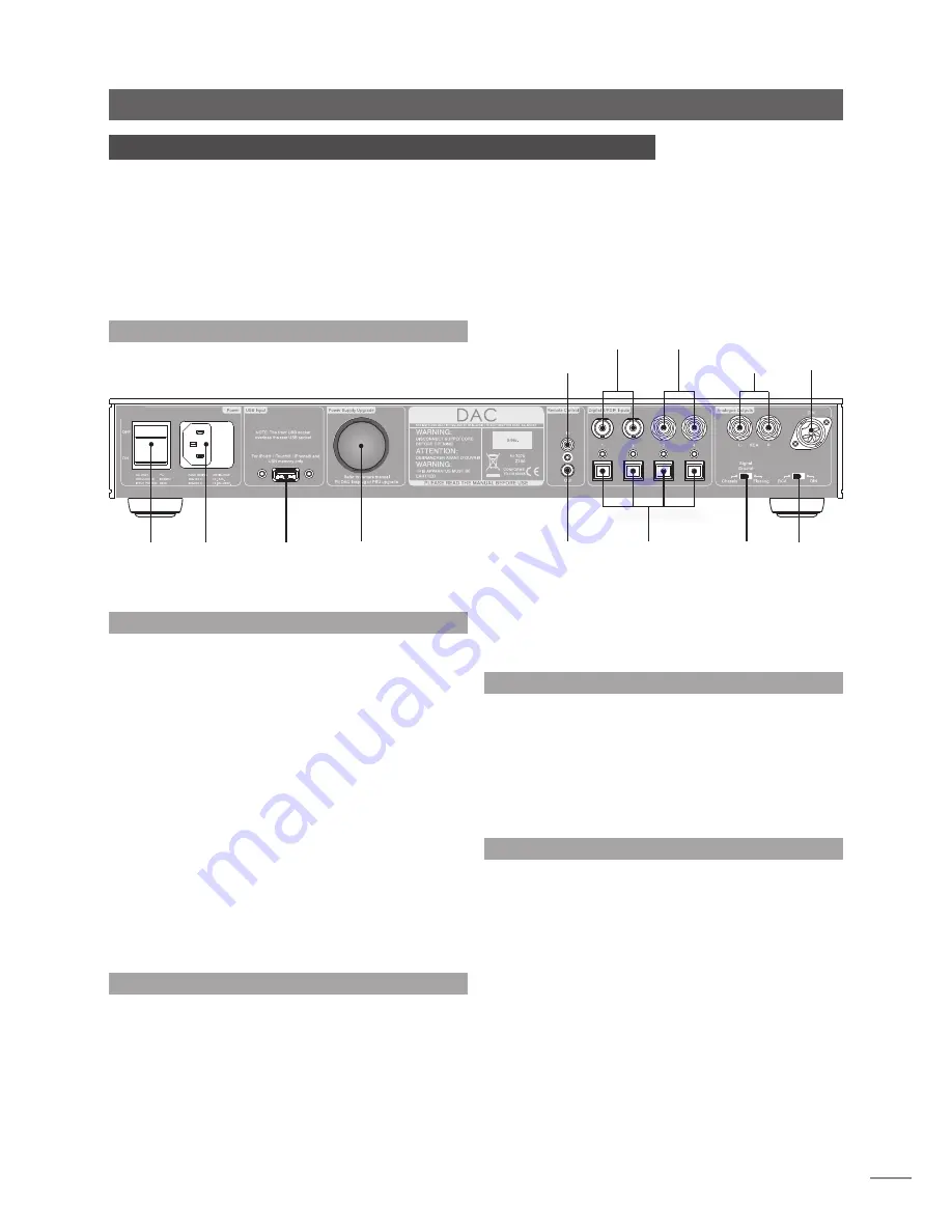 NAIM DAC - REFERENCE  ISSUE 3A Скачать руководство пользователя страница 11