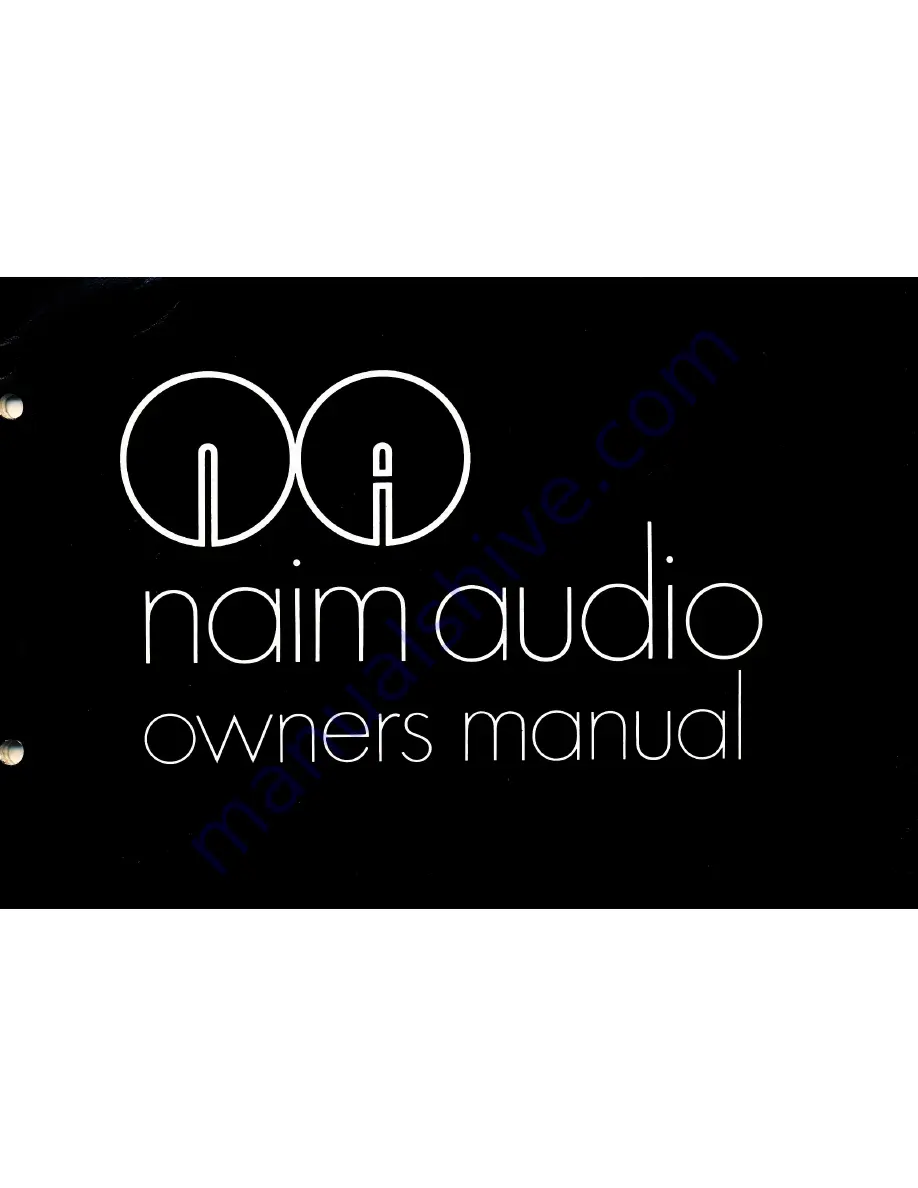 NAIM HI-CAP Installation Instructions Manual Download Page 1