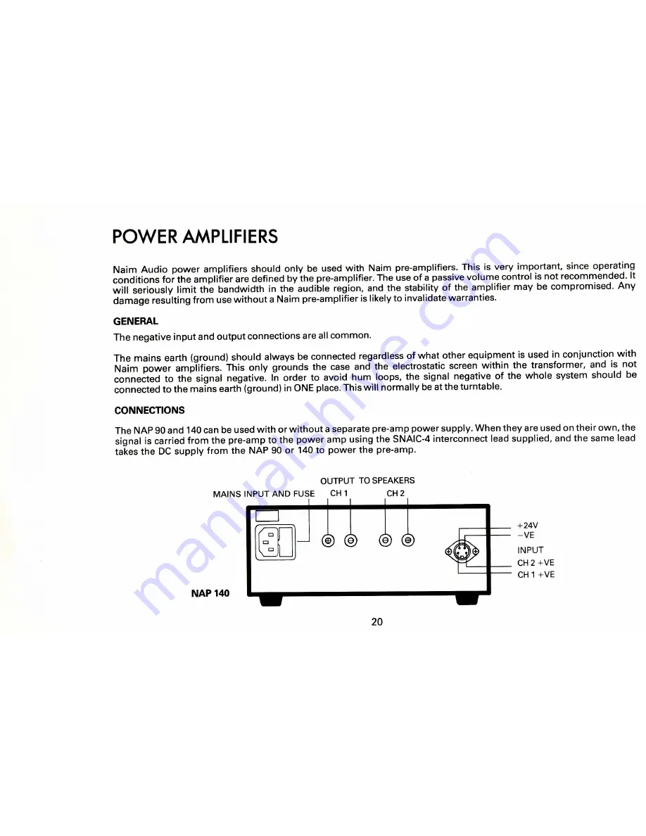 NAIM NAC 62 Installation Instructions Manual Download Page 21