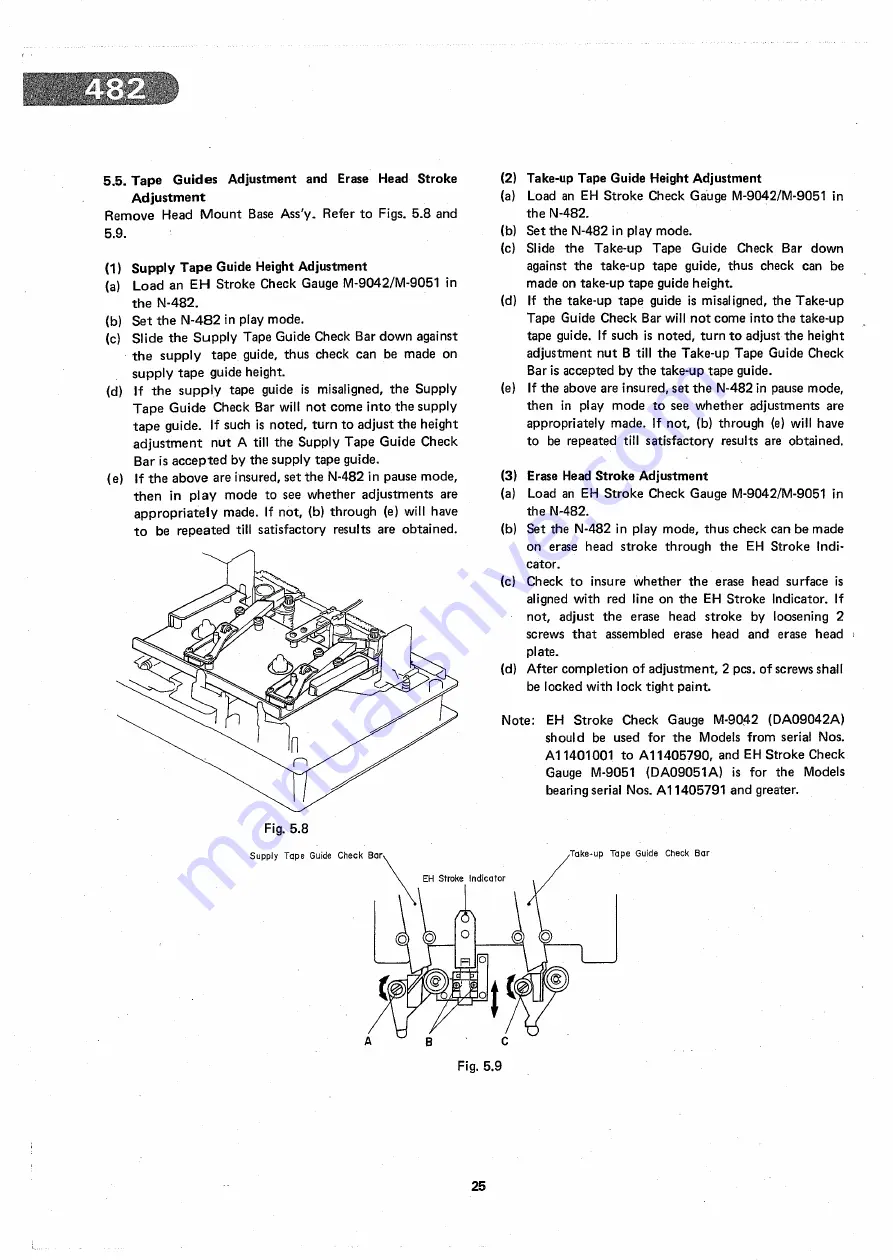 Nakamichi 482 Service Manual Download Page 26