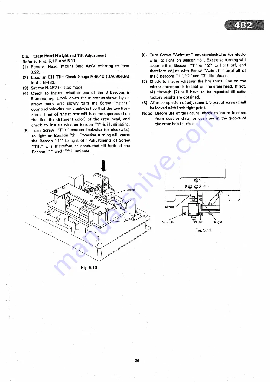 Nakamichi 482 Service Manual Download Page 27