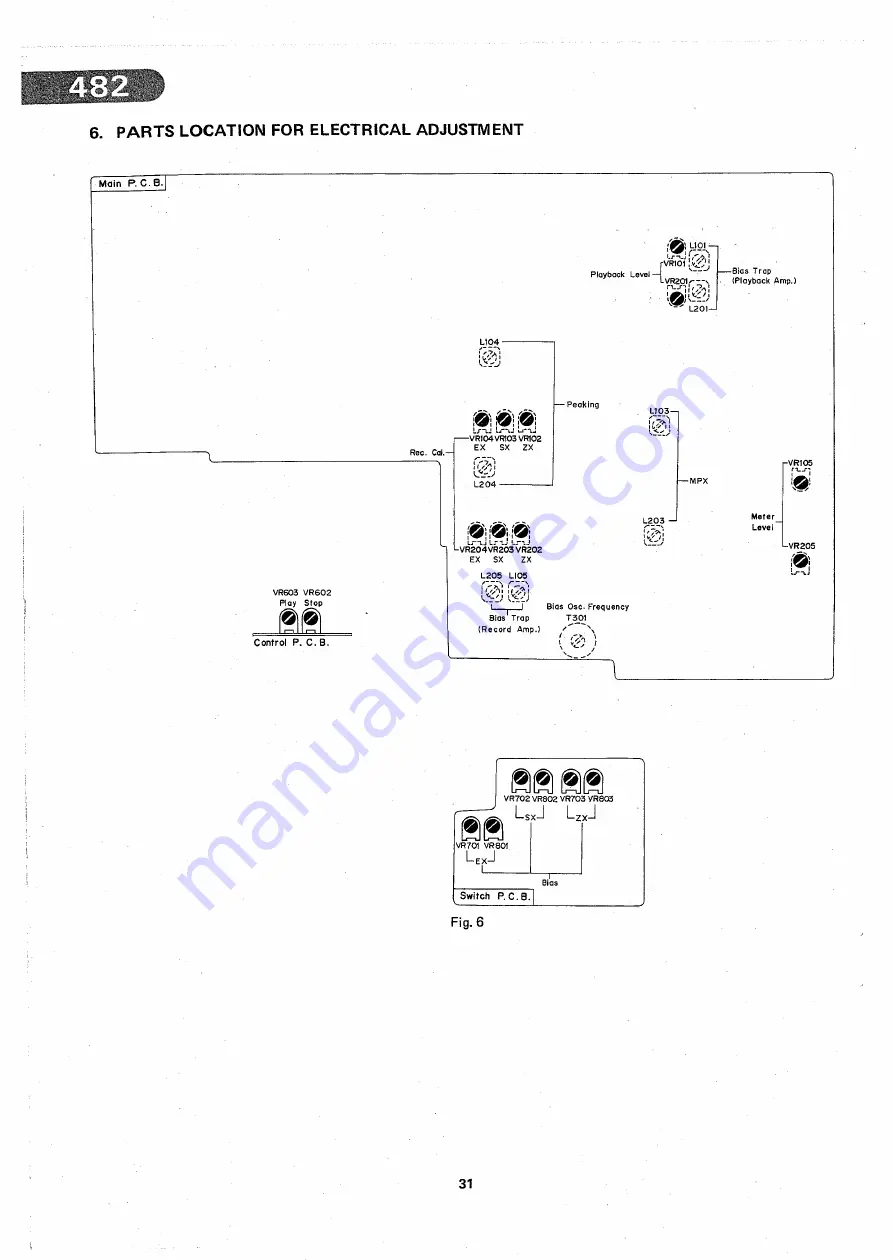 Nakamichi 482 Service Manual Download Page 32