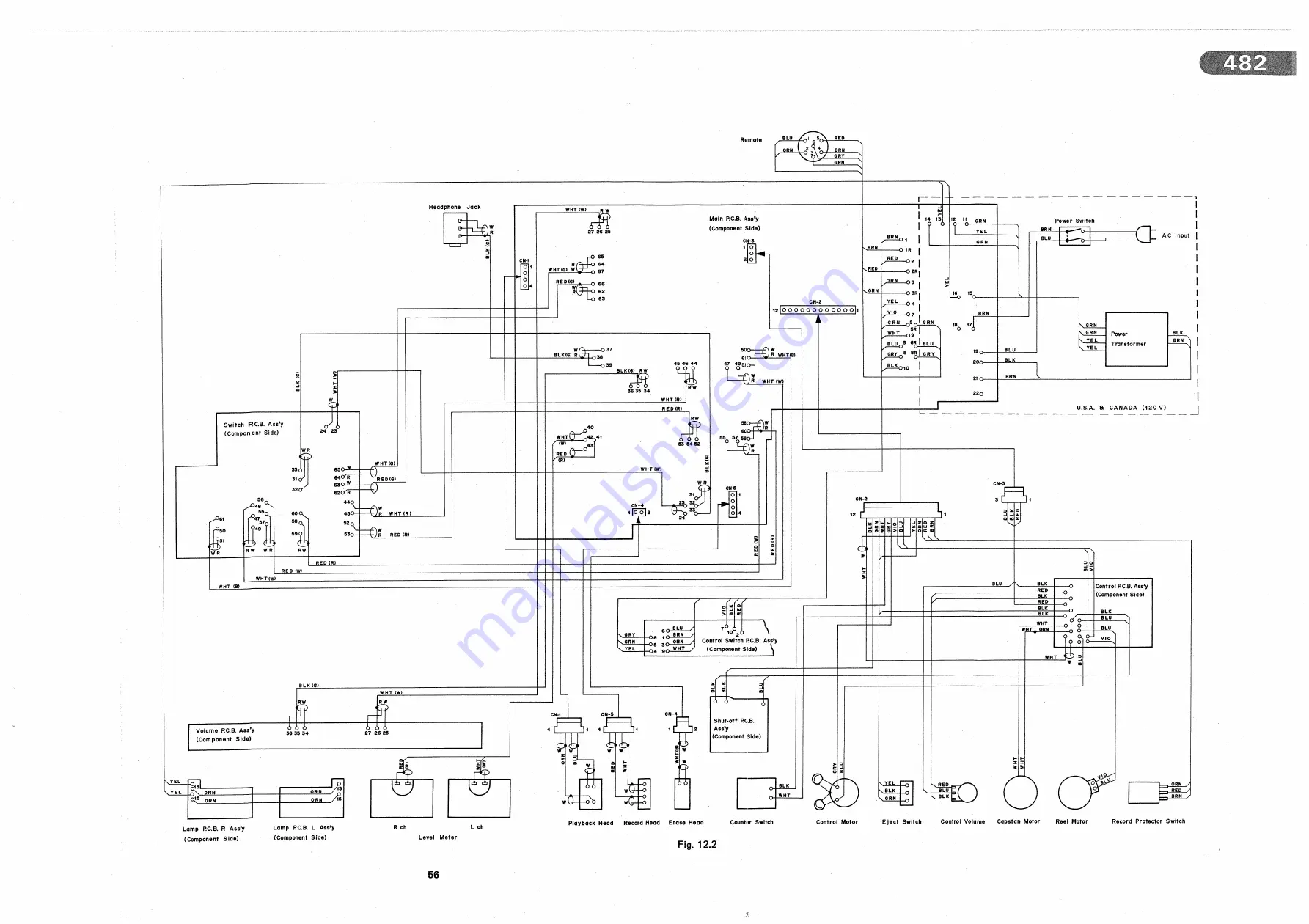 Nakamichi 482 Service Manual Download Page 59