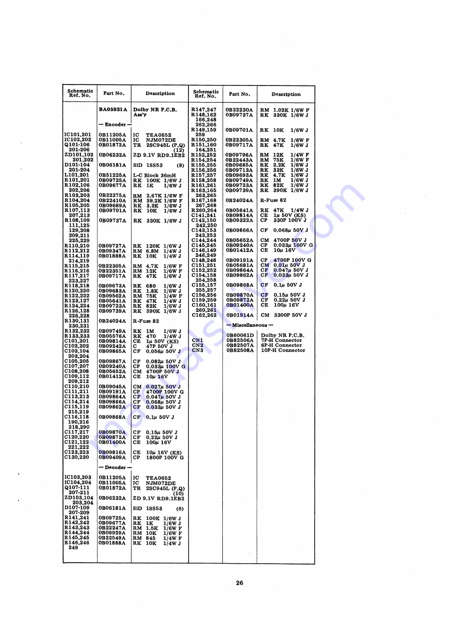 Nakamichi CR-7 Service Manual Download Page 27