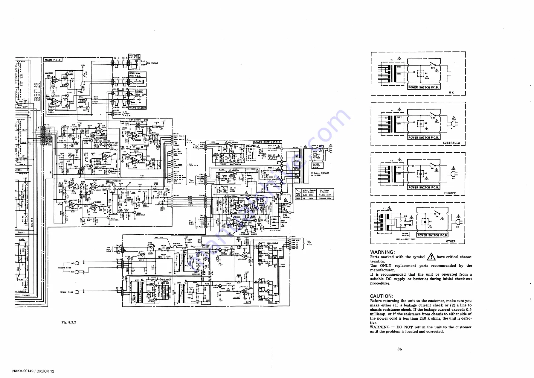 Nakamichi CR-7 Service Manual Download Page 38