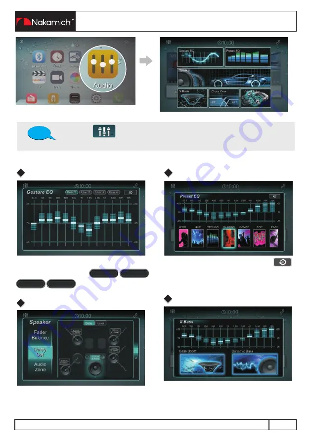 Nakamichi NA3605 Owner'S Manual Download Page 20