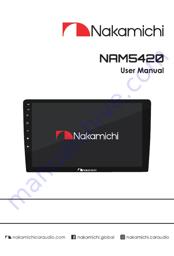 Nakamichi NAM5420 User Manual Download Page 1