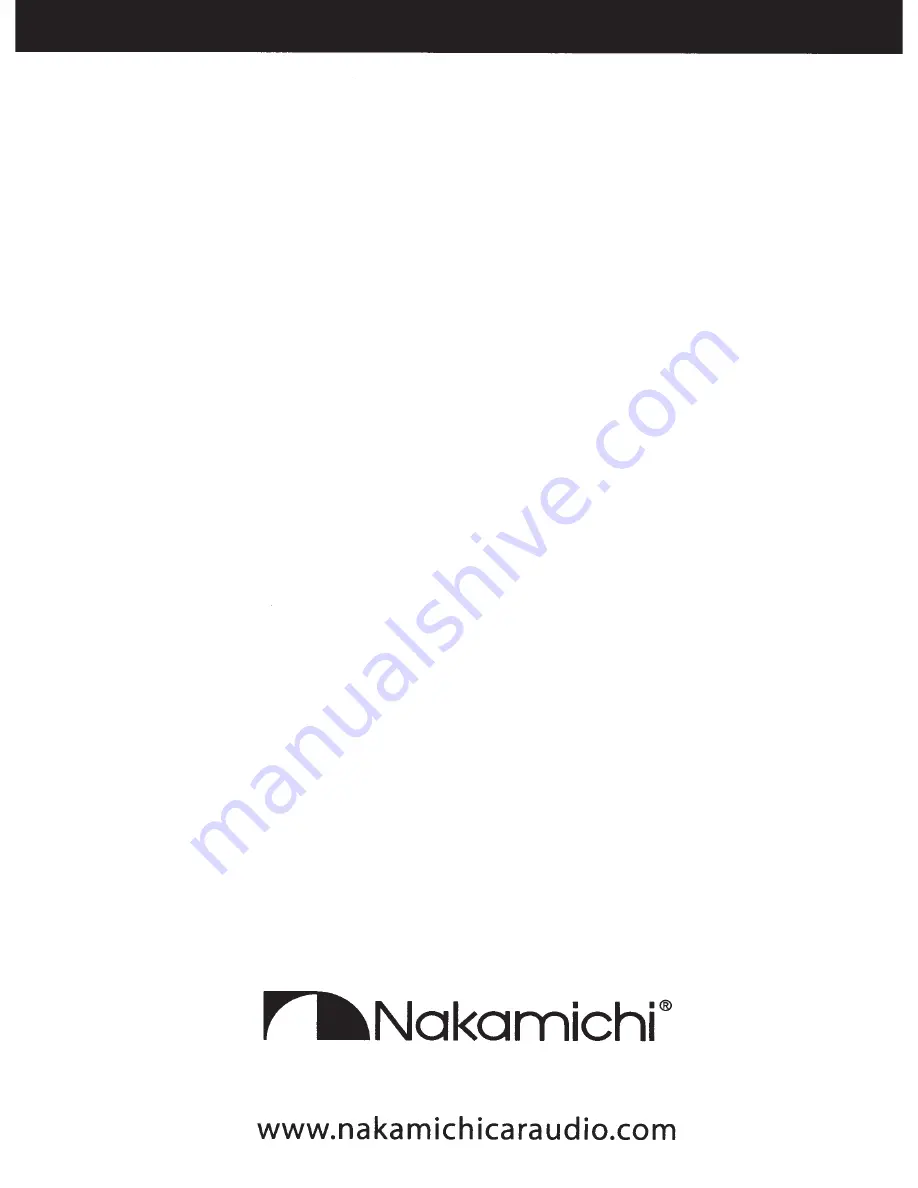 Nakamichi ND27 User Manual Download Page 8