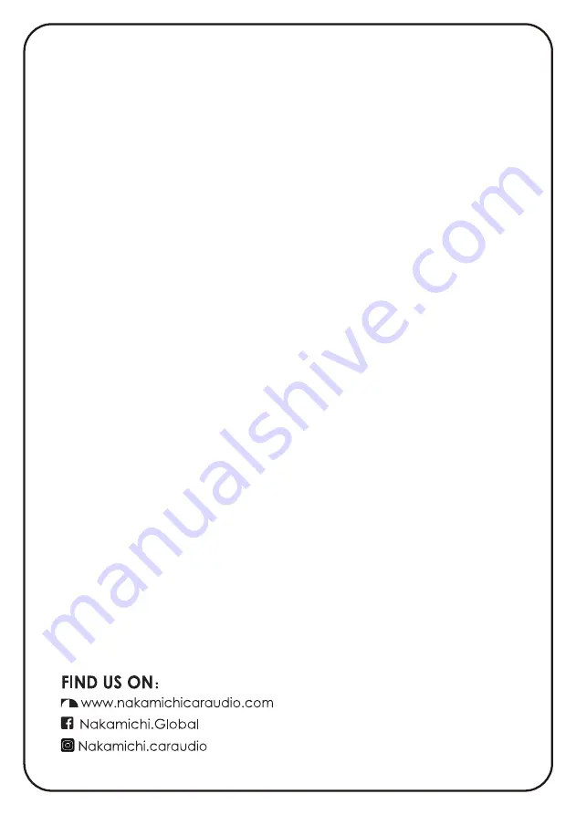 Nakamichi NHM-090M User Manual Download Page 8