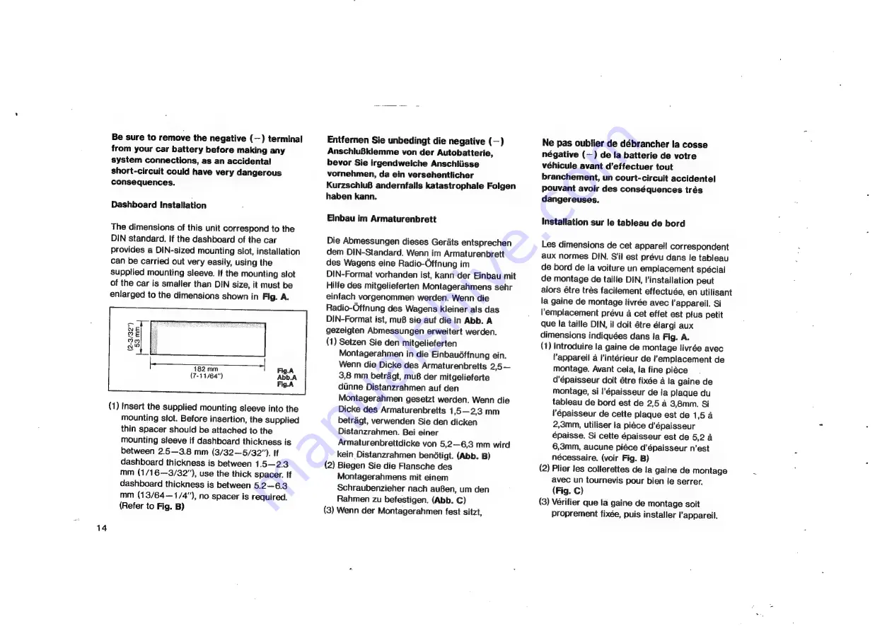 Nakamichi TD- 700E Owner'S Manual Download Page 14