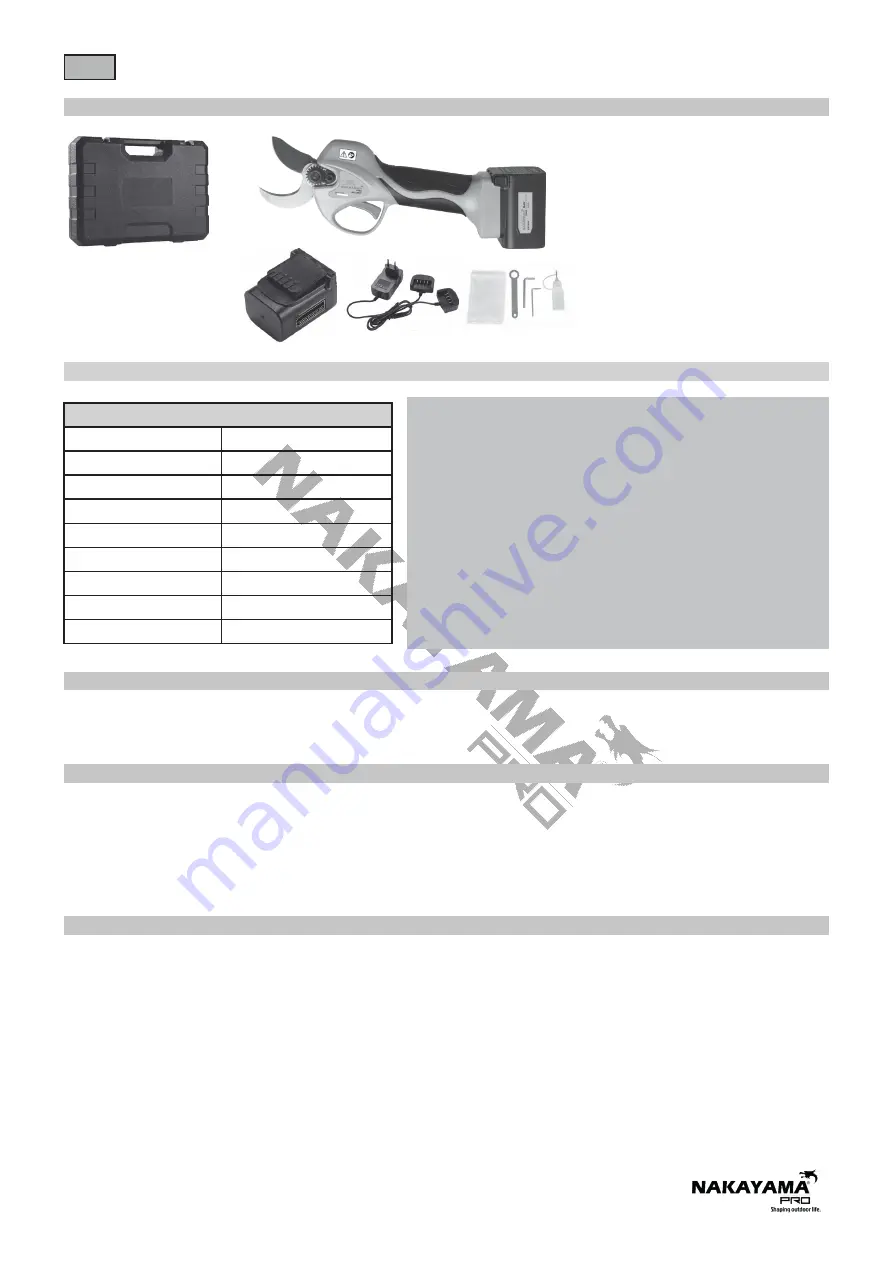 Nakayama EC1350 Manual Download Page 10