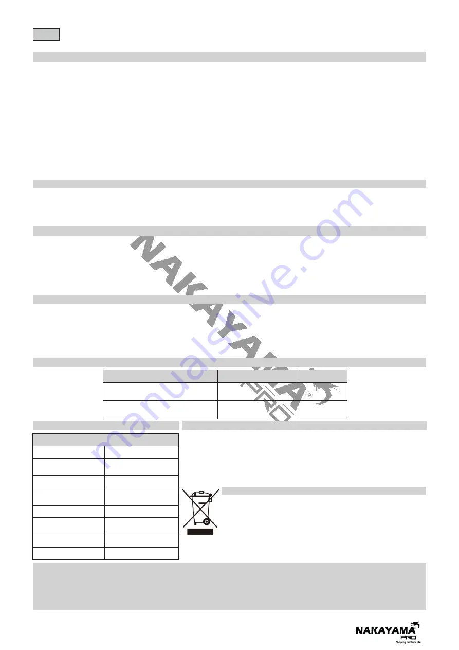 Nakayama PRO SP1210 Manual Download Page 6