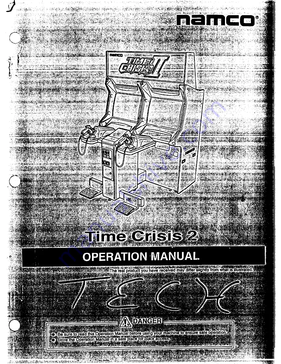 NAMCO TIME CRISIS 2 Operation Manual Download Page 1