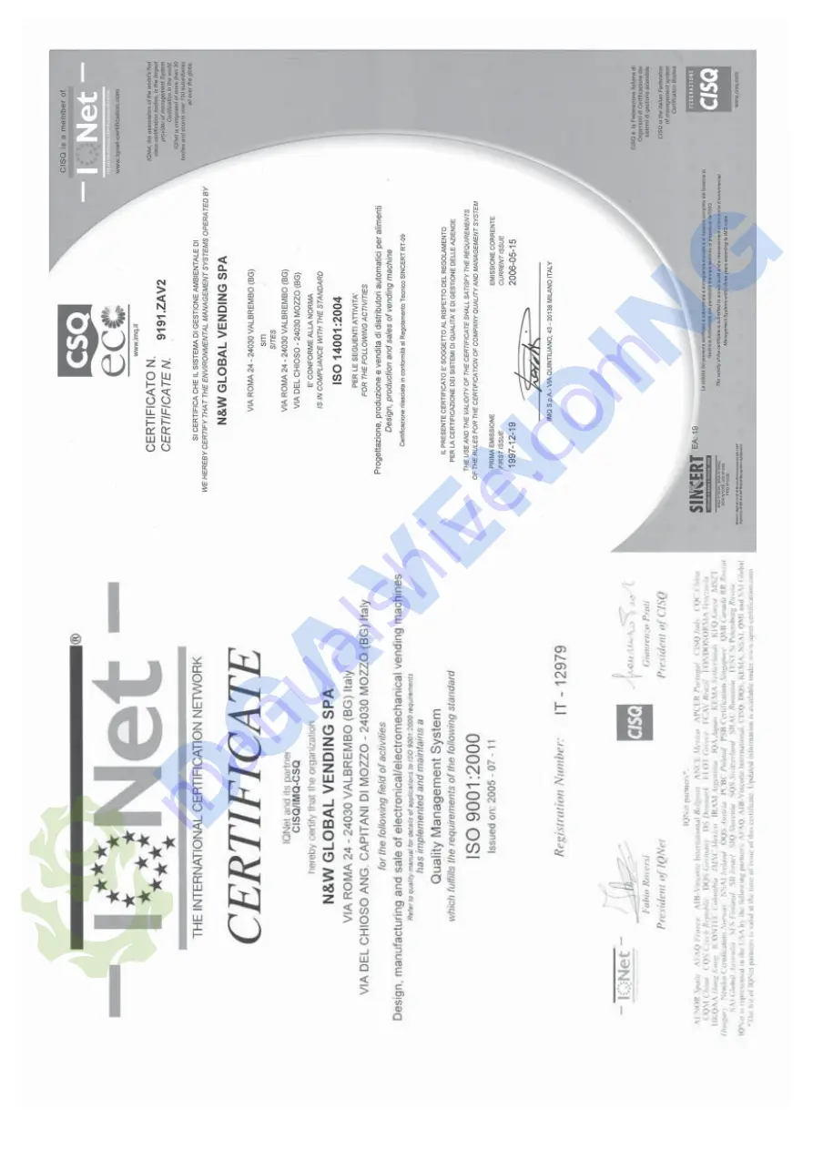 N&W Global Vending Snakky RY Installation Manual Download Page 4