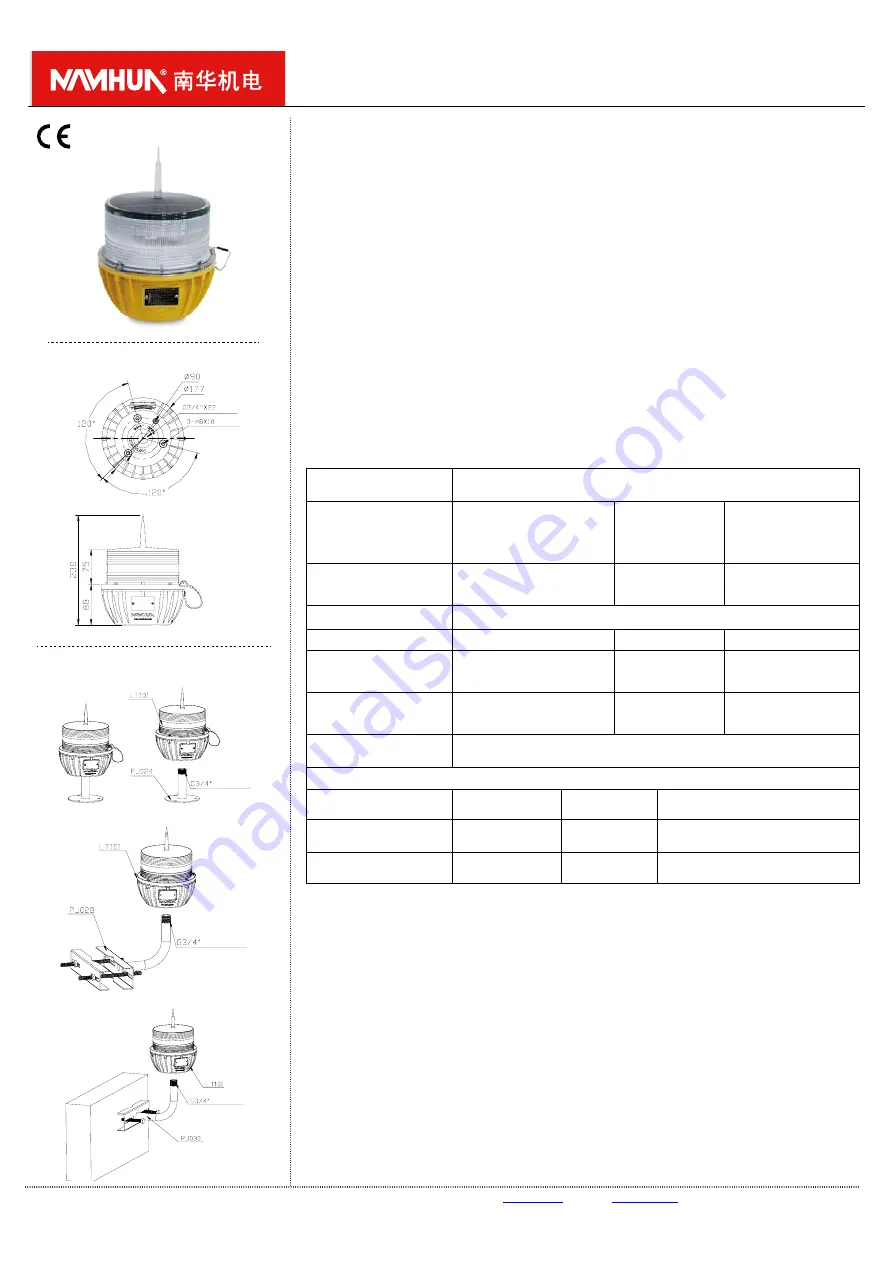 NANHUA LT101 Quick Start Manual Download Page 1