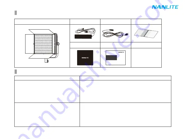 NANLITE 600SA User Manual Download Page 6