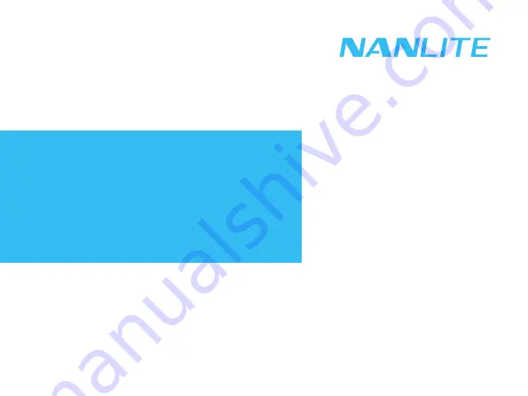 NANLITE Forza 150B User Manual Download Page 1