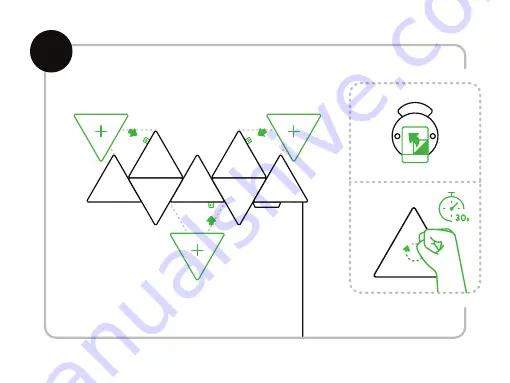 Nanoleaf Shapes Triangles Expansion Pack Quick Start Manual Download Page 8