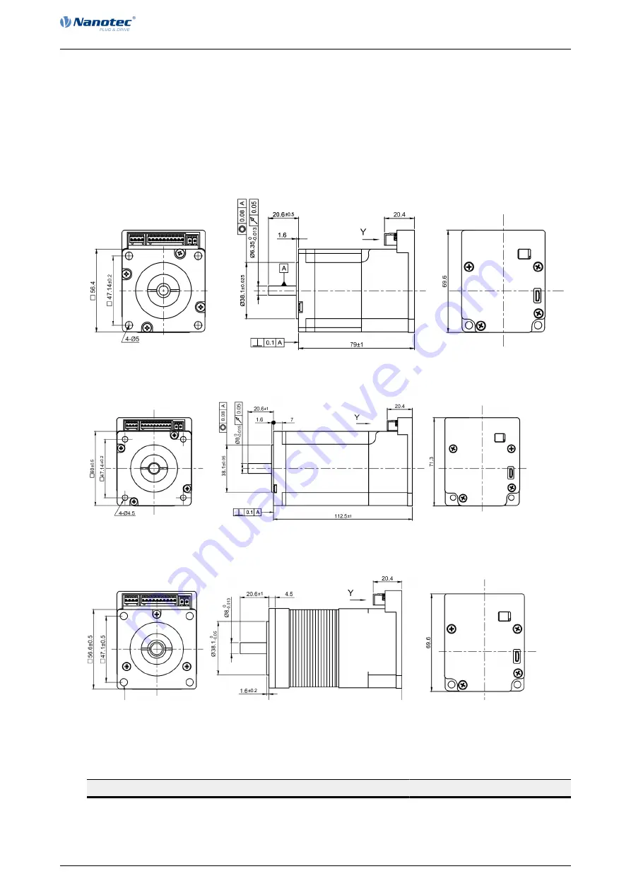 NANOTEC PD4-C5918M4204-E-01 Скачать руководство пользователя страница 12