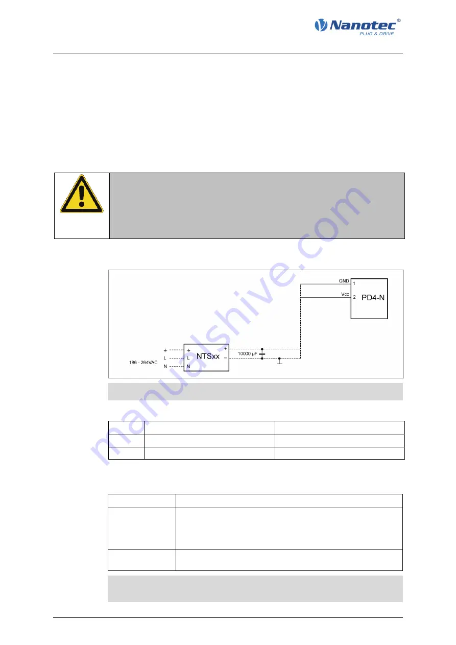 NANOTEC PD4-N5918X4204 Technical Manual Download Page 16