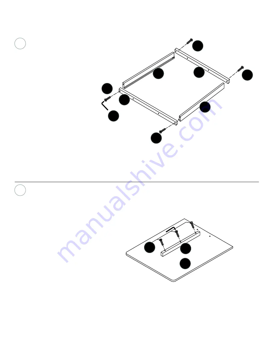 Naomi Kids Hide-a-Desk Assembly Instructions Manual Download Page 5