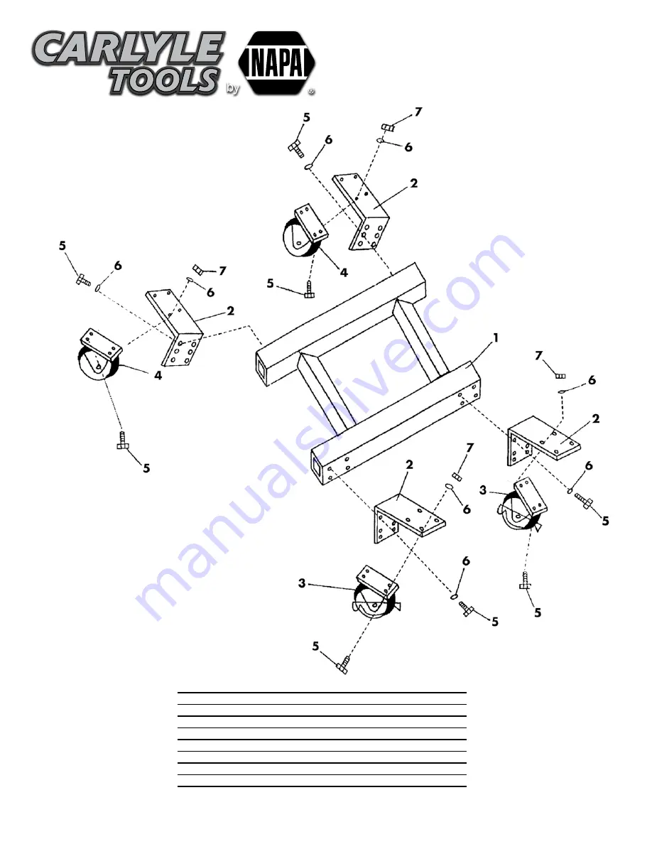 Napa Carlyle Tools 791-5260A Скачать руководство пользователя страница 4