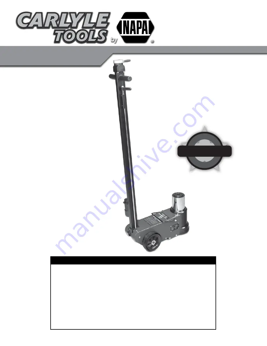 Napa Carlyle Tools 791-9000 Manual Download Page 12