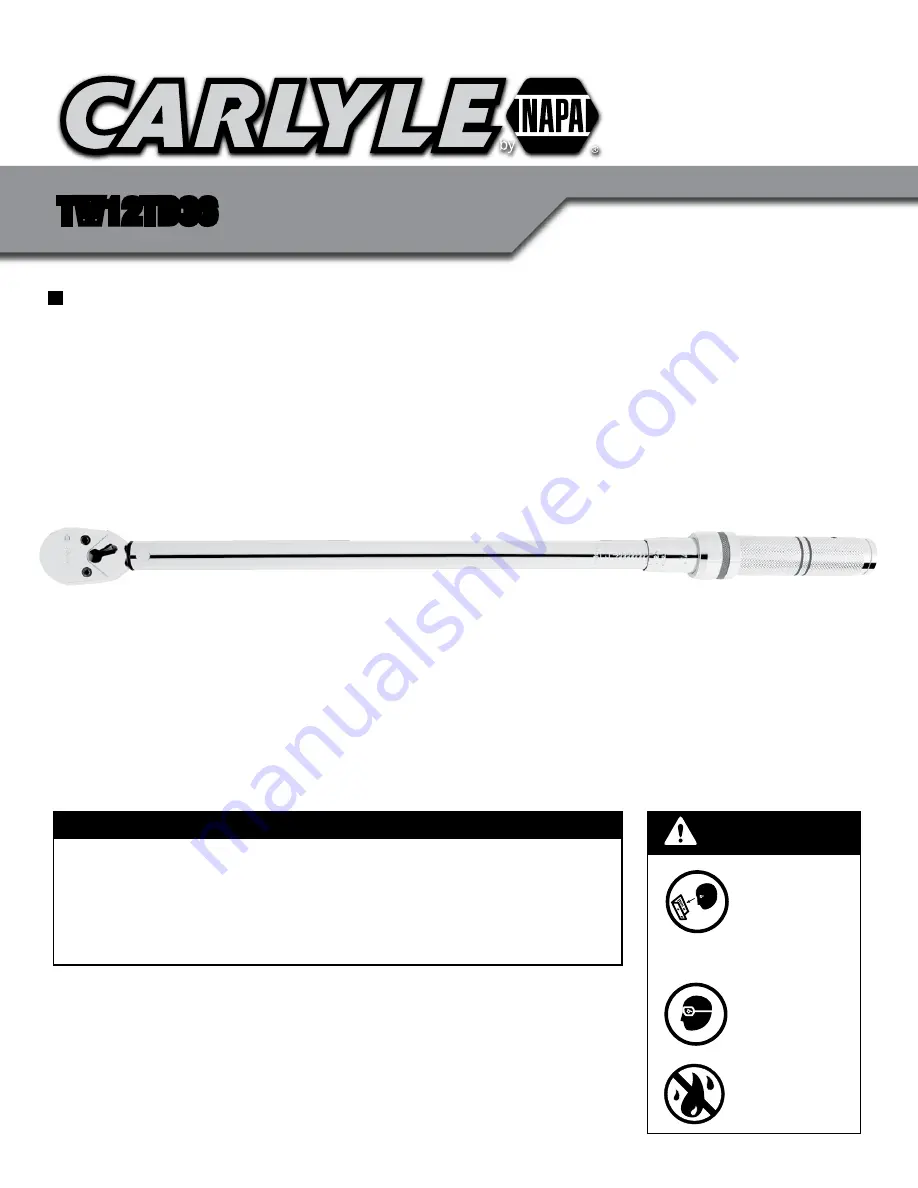 Napa CARLYLE TW12TD36 Скачать руководство пользователя страница 1