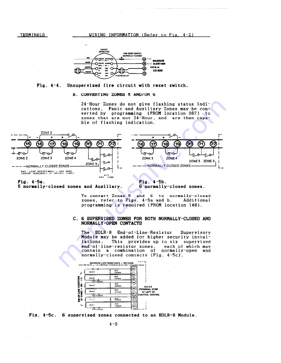 NAPCO CCI-8 Operating & Installation Instructions Manual Download Page 47