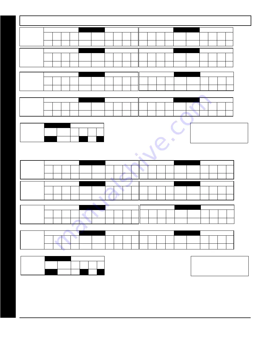 NAPCO GEMINI GEM-P1664 Programming Instructions Manual Download Page 34