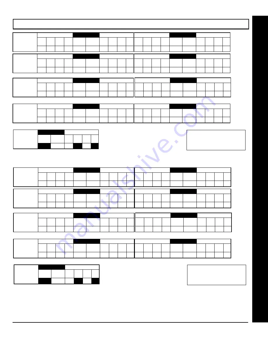 NAPCO GEMINI GEM-P1664 Programming Instructions Manual Download Page 35