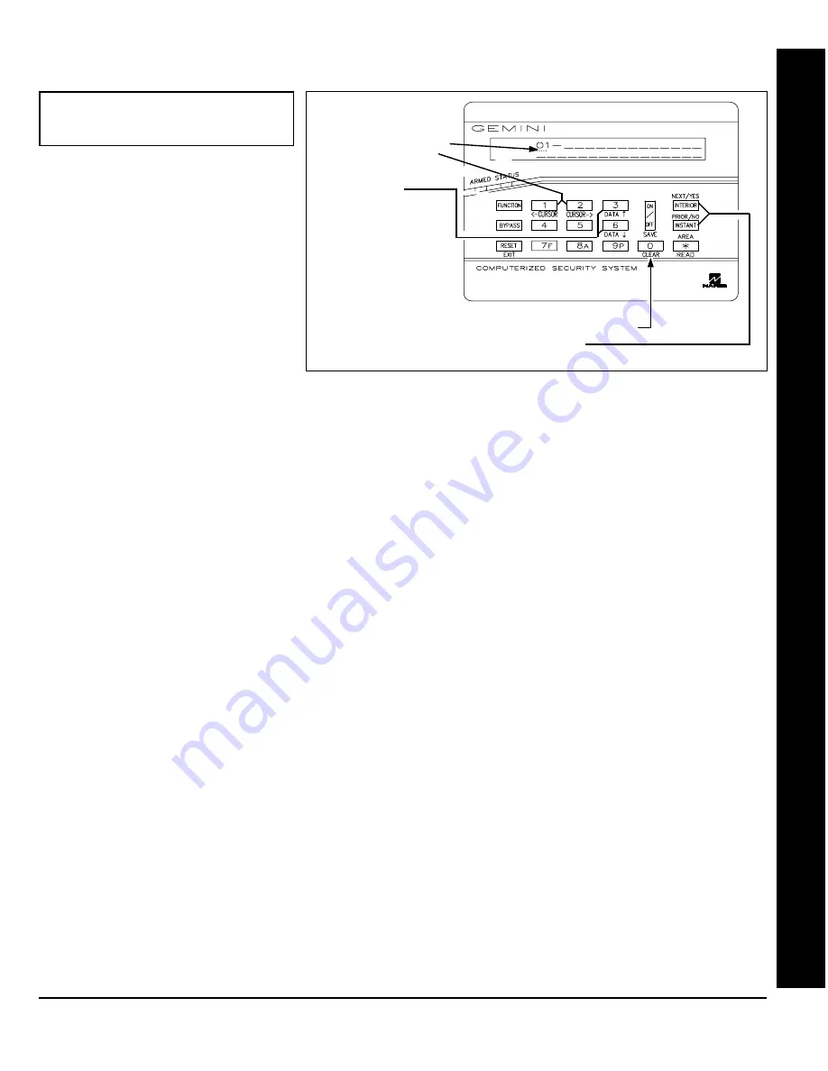 NAPCO Gemini GEM-X255 Programming Instructions Manual Download Page 51