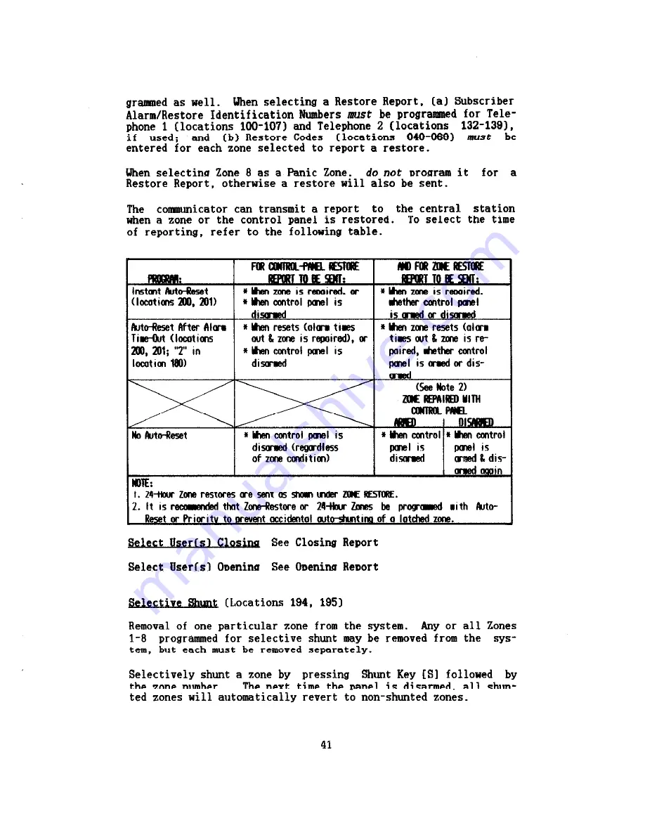 NAPCO Magnum Alert 1010LKDL Operating & Installation Instructions Manual Download Page 41