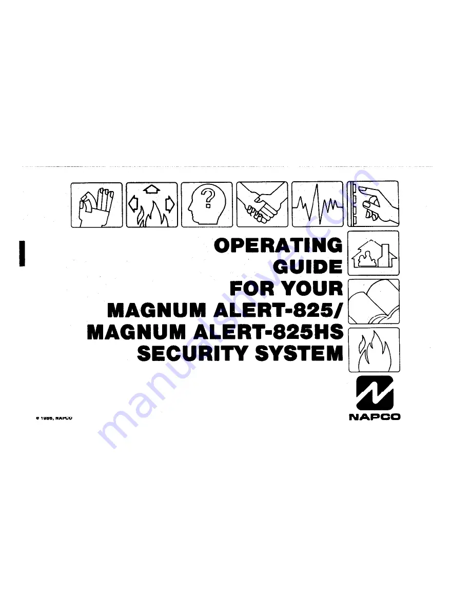 NAPCO MAGNUM ALERT 825 SYSTEM Manual Download Page 1