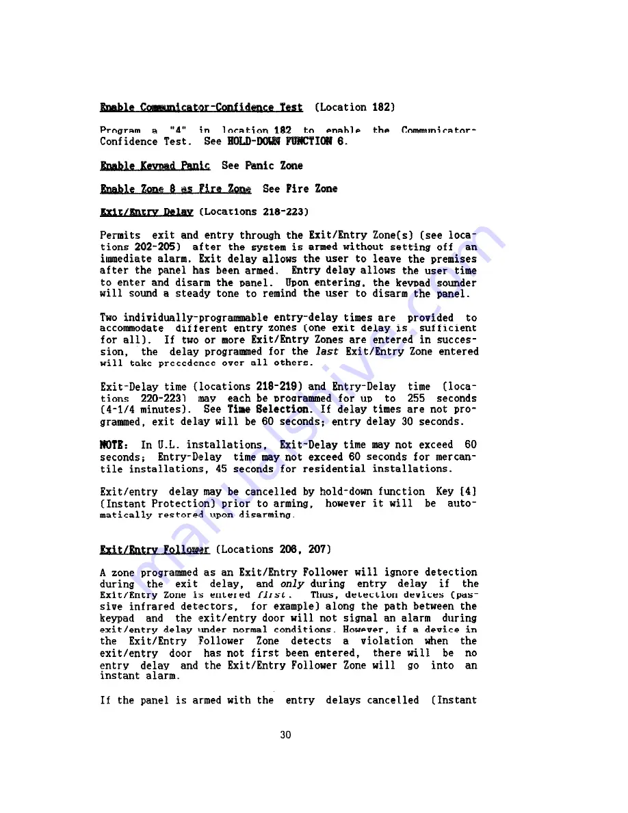 NAPCO MAGNUM ALERT-850 Manual Download Page 30