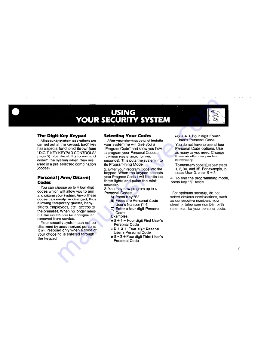 NAPCO MAGNUM ALERT-850 Operating Manual Download Page 10