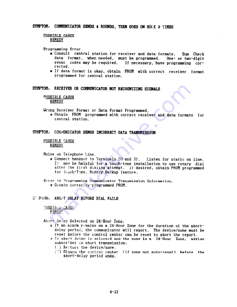 NAPCO Magnum Alert-900 Operating & Installation Instructions Manual Download Page 68