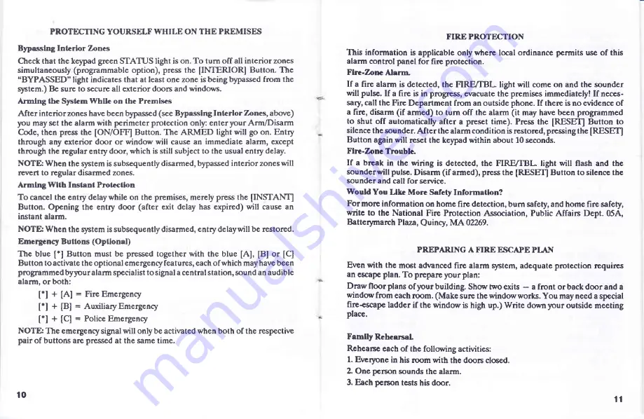 NAPCO RP2000LED Operating Manual Download Page 6