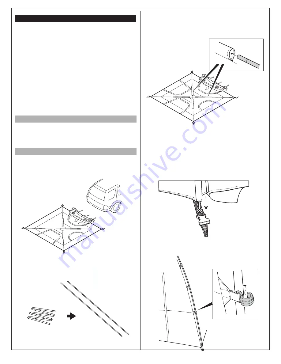 Napier Sportz Dome-to-Go 86000 Manual Download Page 2