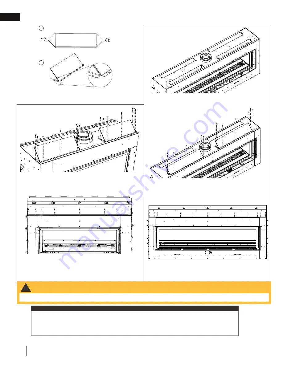 Napoleon Dynamic Heat Control LVX38 Installation Manual Download Page 10