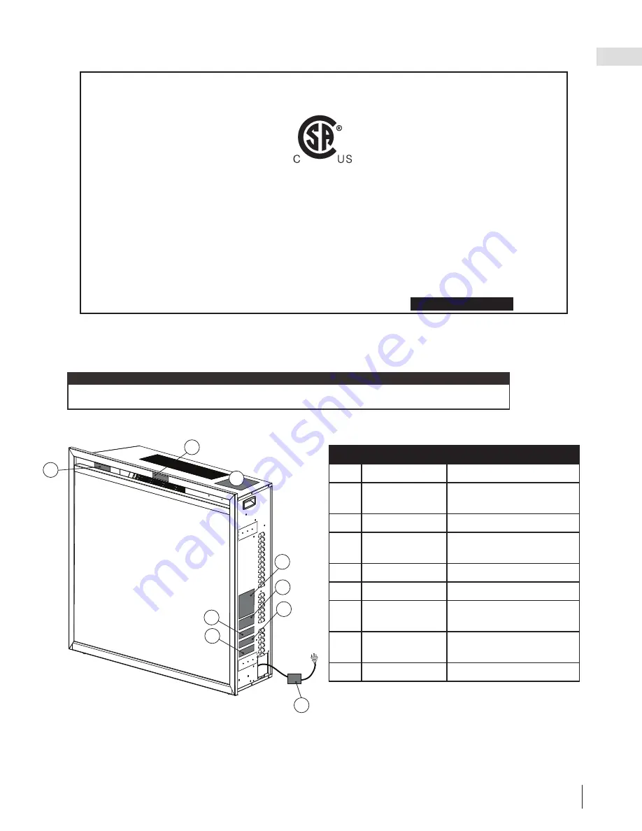 Napoleon Element NEFB36H-BS-1 Installation And Operation Manual Download Page 37