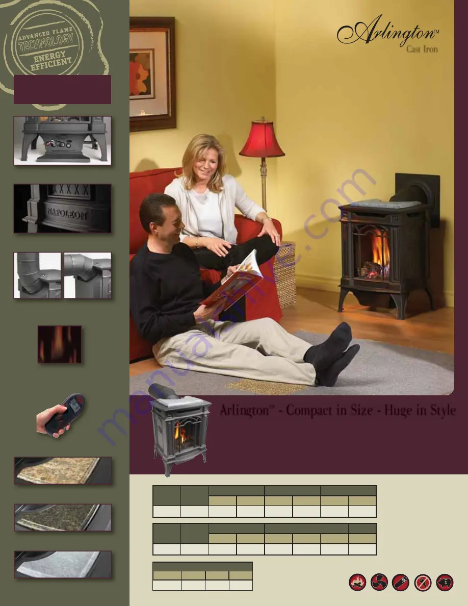 Napoleon Gas Burning Stoves Скачать руководство пользователя страница 6