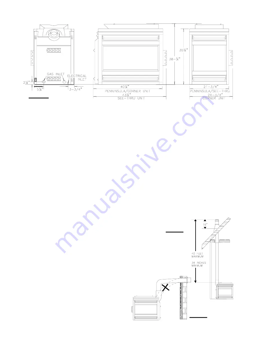 Napoleon GD40-N Installation And Operation Instructions Manual Download Page 6