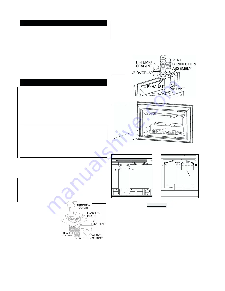 Napoleon GDIZC - P Installation And Operation Instructions Manual Download Page 6