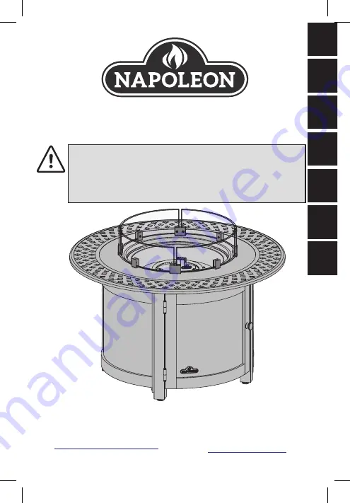 Napoleon GPFCE Скачать руководство пользователя страница 1