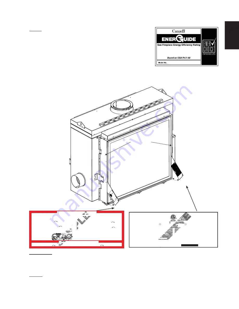 Napoleon HD81NT Installation And Operating Instructions Manual Download Page 7