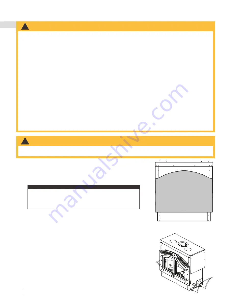 Napoleon High Country 6000 Series Installation And Operation Manual Download Page 60