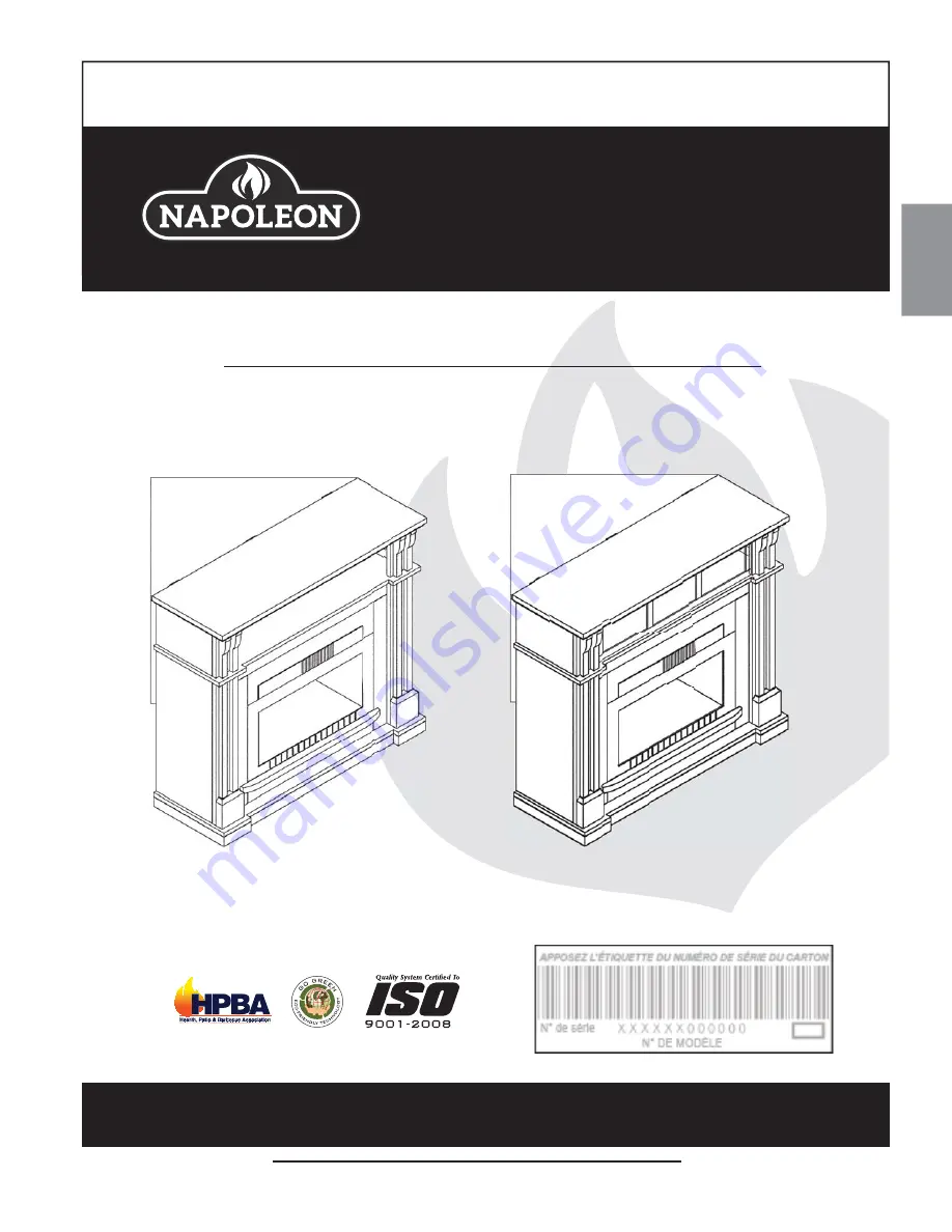 Napoleon NEFCP24-0116BW/W Installation And Operating Instructions Manual Download Page 13