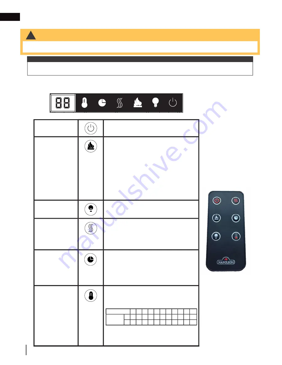 Napoleon NEFL B-1 Installation And Operation Manual Download Page 14